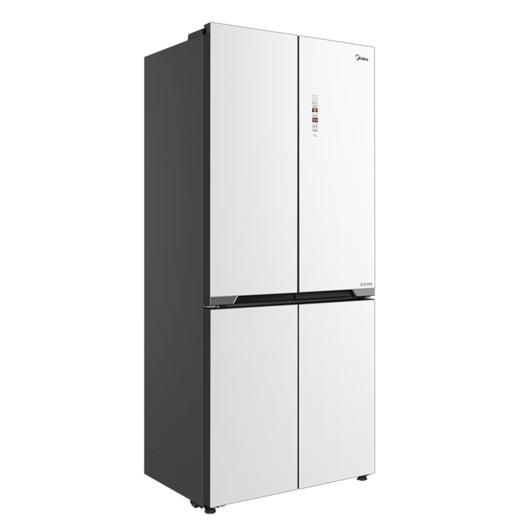 美的（Midea）冰箱521升十字四门60cm薄纯平全嵌超净科技除菌保鲜智能家用大冰箱BCD-521WUSGPZM凝光白 商品图4