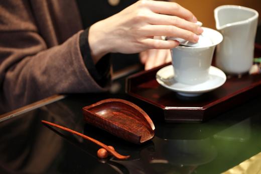 SDCC0028°印度小叶紫檀老料茶则套装 商品图3