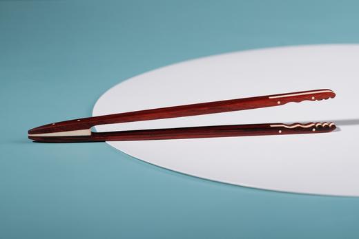 SDCC0063°印度小叶紫檀茶夹 商品图4