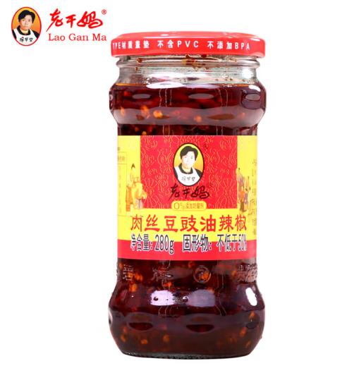 陶华碧老干妈肉丝豆豉油辣椒280g 商品图0