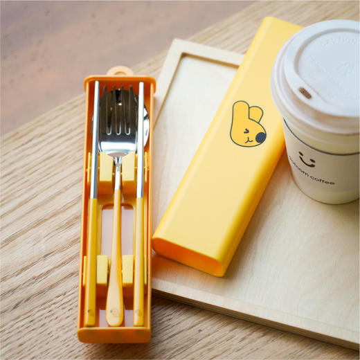 团团便携餐具三件套 商品图0