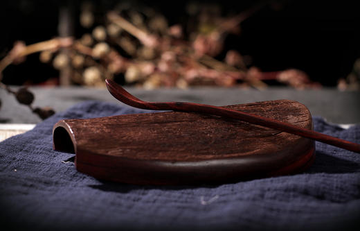 SDCC0028°印度小叶紫檀老料茶则套装 商品图6