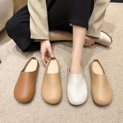 法国外贸单，直降！！KC穆勒拖鞋 高定软糯 舒适轻巧 上脚轻便  居家外出两用 自带高级感 商品图5