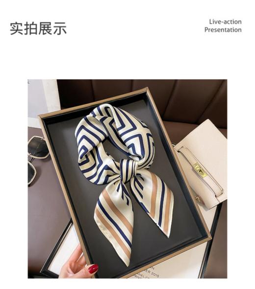 🌷 母亲节礼物💥 💥 绝了！！ 这款【BFAG.Profit 桑蚕丝丝巾小方巾】👊送妈妈、婆婆首选！ 高品质绝美丝巾拿捏法式高级感穿搭 商品图7