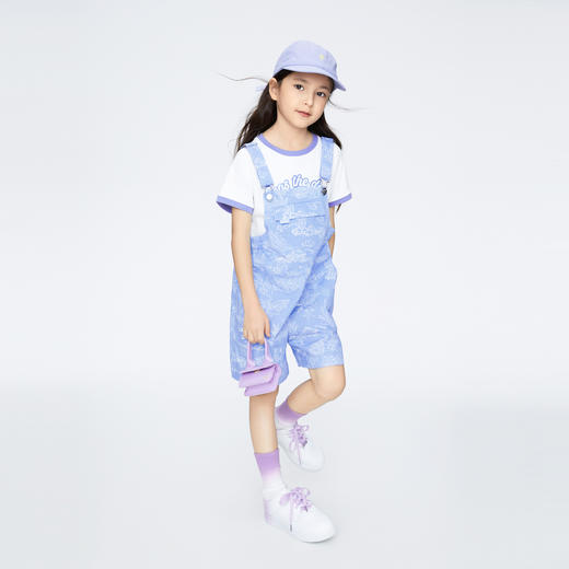 女童轻薄活力背带裤夏季新款安奈儿童装实体店同款AG426648 商品图5