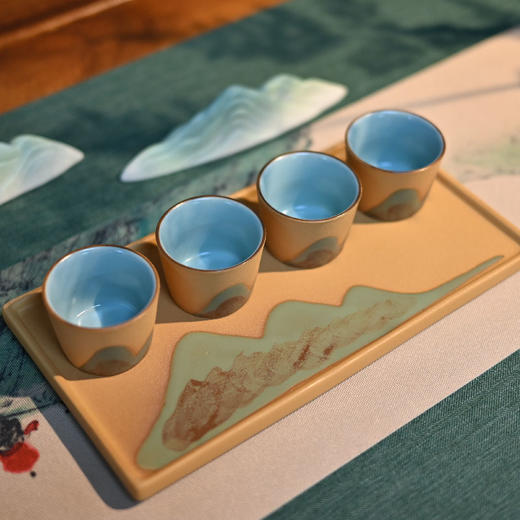 羽诗制造出品 高山仰止茶具茶盘礼盒套装 商品图1