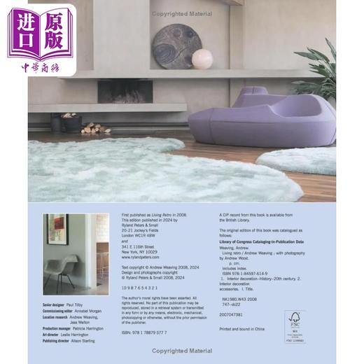 【中商原版】Retro Revival: Living with mid-century design 进口艺术 复古复兴：与中世纪设计共处 商品图3