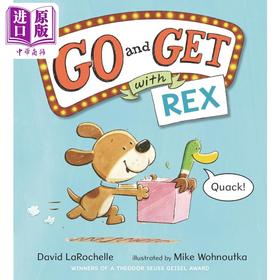 预售 【中商原版】雷克斯的拼词游戏 Go and Get with Rex 英文原版 儿童游戏学习绘本 精装进口 4-8岁 滑稽有趣 引人发笑的读物