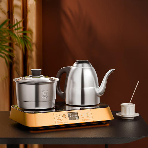 金灶（KAMJOVE） EC-8智能烧水壶316不锈钢茶艺炉旗舰系列全自动涌泉上水电热水壶遥控 1.2L 商品图8