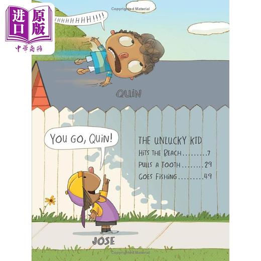 【中商原版】桥梁漫画 倒霉的娃 The Unlucky Kid 英文原版小初文学 儿童图画图像小说 搞笑幽默漫画故事 精装 进口 6-9岁 商品图3