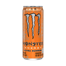 魔爪（Monster）可口可乐魔爪 Monster柑橘味 能量风味饮料 无糖 330ml*12罐