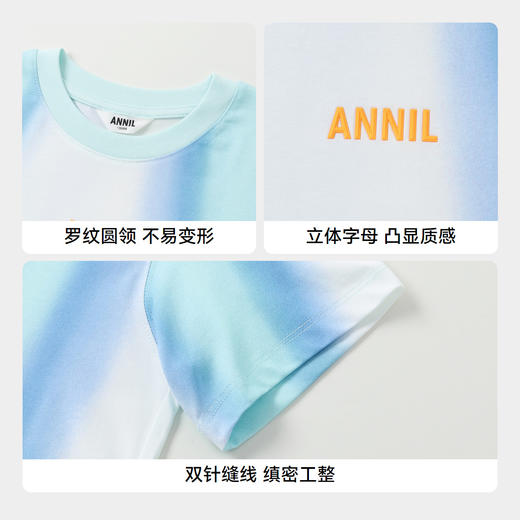 男童记忆棉弹弹短T新款安奈儿童装实体店同款AB421752 商品图4