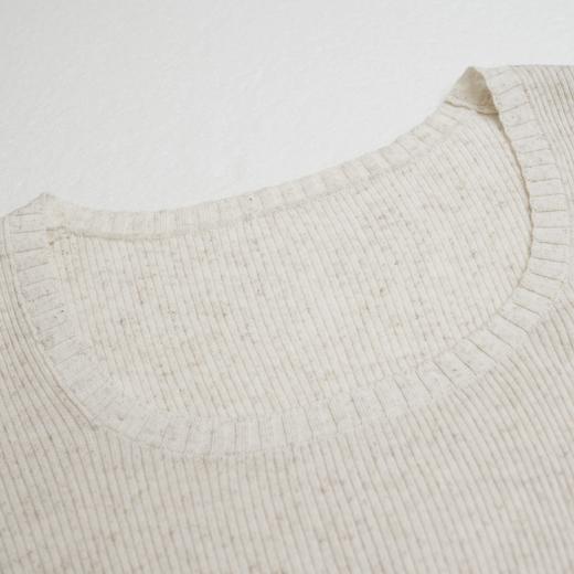 N°28【圆领针织】夏款设计师短袖针织衫上衣 U领正肩短袖9A22M035 商品图4