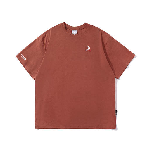 LUSHISI [帆船]“遇水显印花”户外美式篮球运动短袖吸湿排汗速干 商品图4