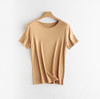 weyo 夏季新款女兰精莫代尔休闲圆领短袖T恤17310 商品缩略图5