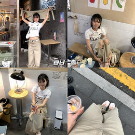 新品上身 | 这条渐变色阔腿裤果然是探店的出色伴侣~