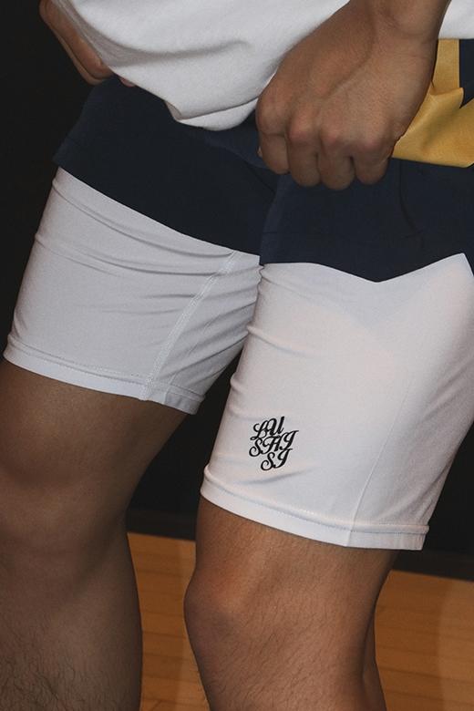 LUSHISI原创四分裤流行美式运动打底裤高弹裤凉感束脚紧身裤篮球 商品图5