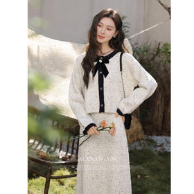 鹿向南《夹心奥巧》混色纱线上衣L33203