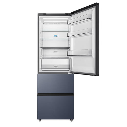 美的（Midea）冰箱401升三门超一级净化净味除菌纯平全嵌保鲜家用智能大冰箱BCD-401WUTGPZM迷境灰 商品图2
