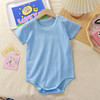 【49.9/任选2件】儿童提花三角爬服 婴儿包屁衣服 夏季包臀 春装男女宝宝 纯棉连体短袖小童新生儿三角哈衣-QQ 商品缩略图7