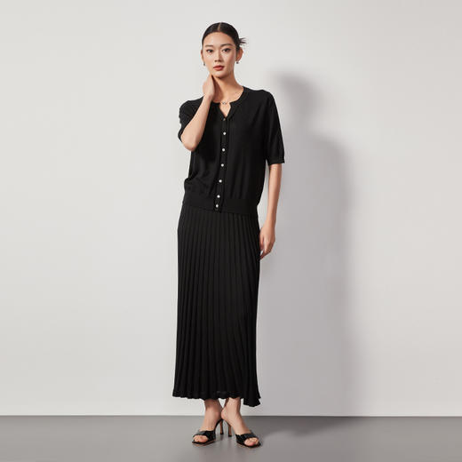 东黎 • 丝绒女士春夏花边领短袖 4067 商品图5