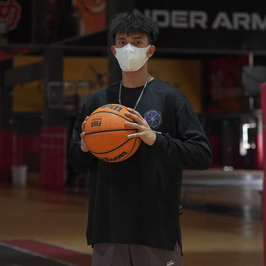 LUSHISI追光逐梦主题印花美式投篮服速干长袖t恤运动跑步休闲街头 商品图2