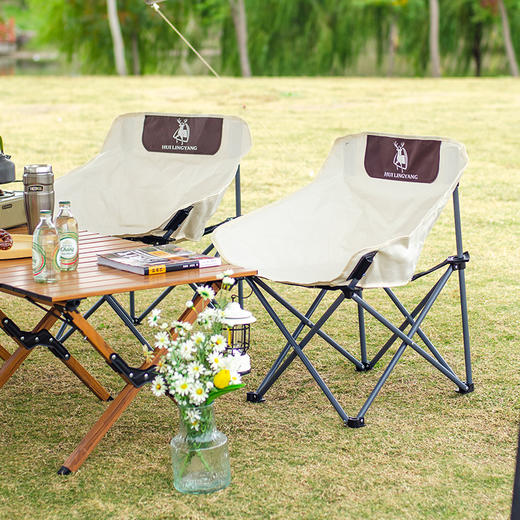 徽羚羊户外折叠椅便携小凳子月亮椅 商品图13