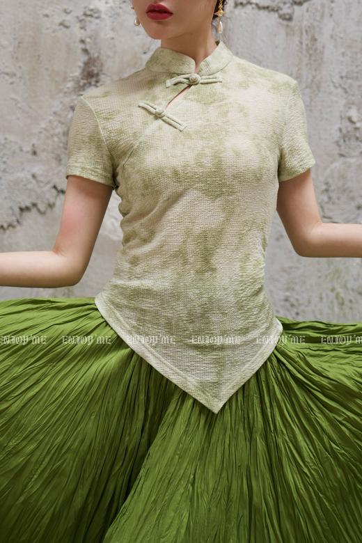 【门店同款】ENJOY夏季云敛-诗意晕染中式上衣 157156505 商品图2