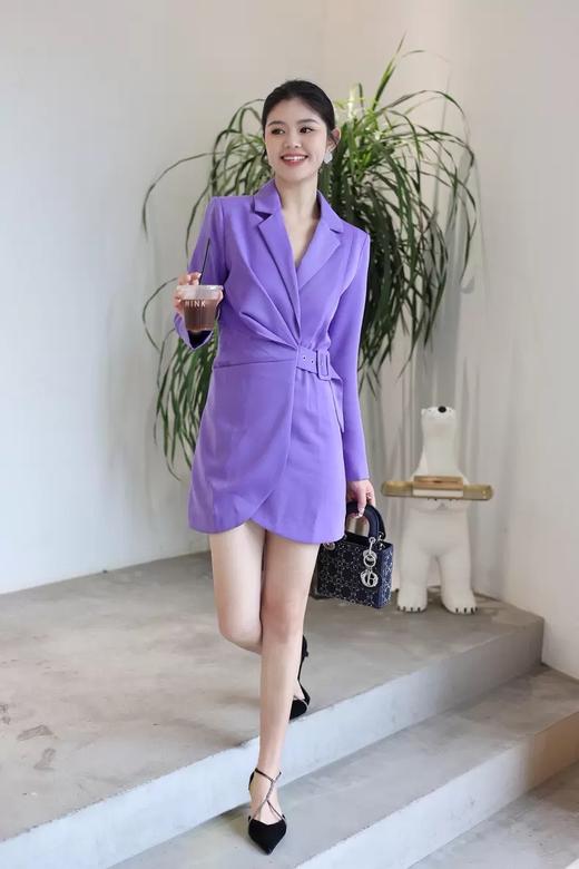 westory春季新款细高跟交叉系带尖头优雅舒适后空鞋W24AH56851 商品图4