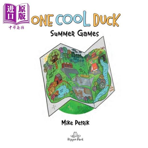 【中商原版】桥梁漫画 酷鸭天团3 One Cool Duck #3 英文原版进口 儿童幽默图画图像小说 动物漫画故事 精装 6-9岁儿童读物 商品图1