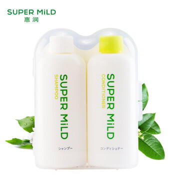 惠润（SUPER MiLD）绿野芳香洗发露护发素洗护套装50ml*2男女旅行装进口日本 商品图1