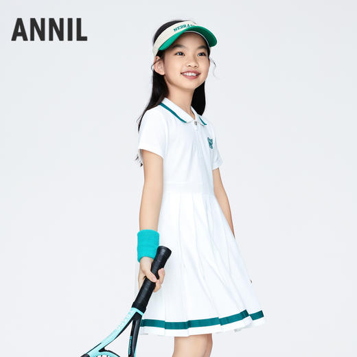 女童凉感POLO裙连衣裙裙子新款安奈儿童装实体店同款AG423785 商品图2