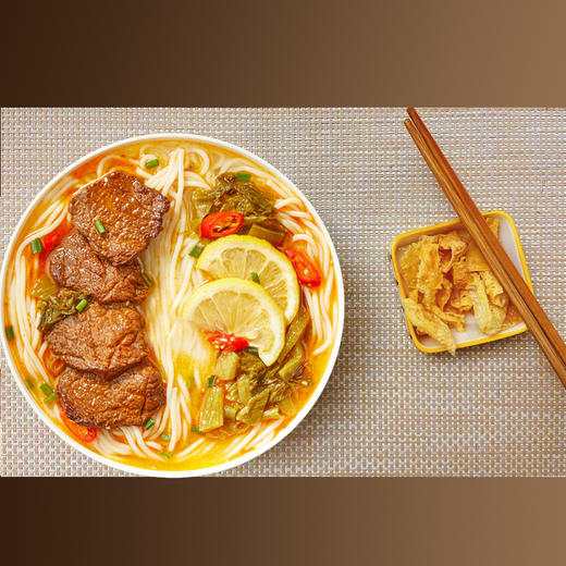 【华中】王仁和柠香嫩牛小锅米线218.5g/盒 商品图1