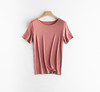 weyo 夏季新款女兰精莫代尔休闲圆领短袖T恤17310 商品缩略图4