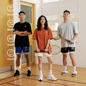 LUSHISI [帆船]“遇水显印花”户外美式篮球运动短袖吸湿排汗速干