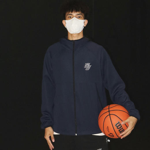 LUSHISI美式拉链运动夹克连帽外套冲锋衣长袖户外登山休闲男女款 商品图2