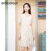 oldcolour夏季新款波点时尚休闲风雪纺短袖连衣裙女P23101167 商品缩略图1