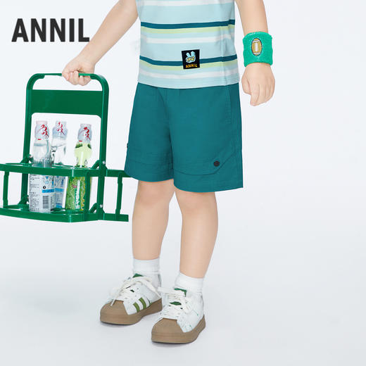 男童轻薄透气短裤裤子夏季新款安奈儿童装实体店同款XB426575 商品图0
