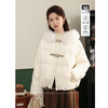鹿向南《昆仑煮雪》新中式轻国风保暖外套LXN32575CK 商品缩略图0