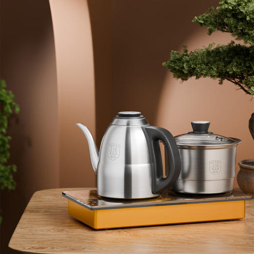 金灶（KAMJOVE）EC-9电热水壶旗舰系列全自动上水遥控涌泉底部上水烧水壶316不锈钢材质  1.2L 商品图7