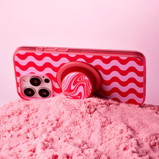 【果味图鉴】莓果奶昔 POPGRIP泡泡骚 Graphic平面系列  红色 波纹
 商品图2