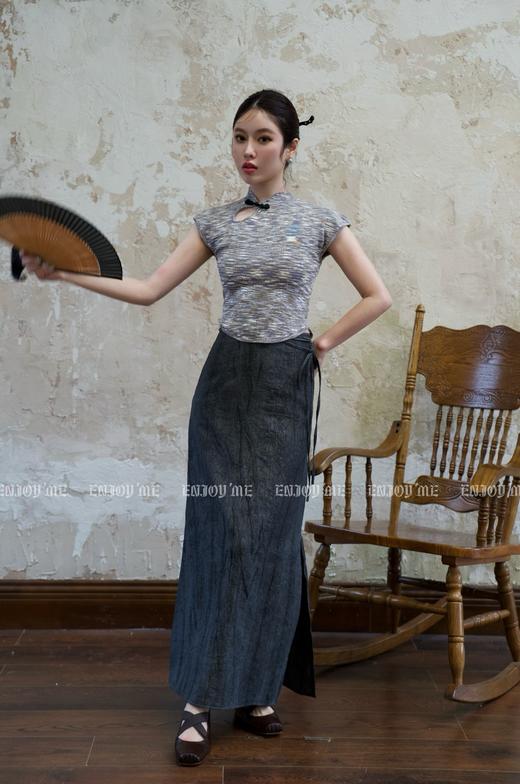 【门店同款】ENJOY夏季云敛-天然美纹理半裙 157211771 商品图7