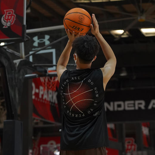 LUSHISI[日落篮球]夏季篮球背心美式运动无袖t恤宽松街头跑步训练 商品图1