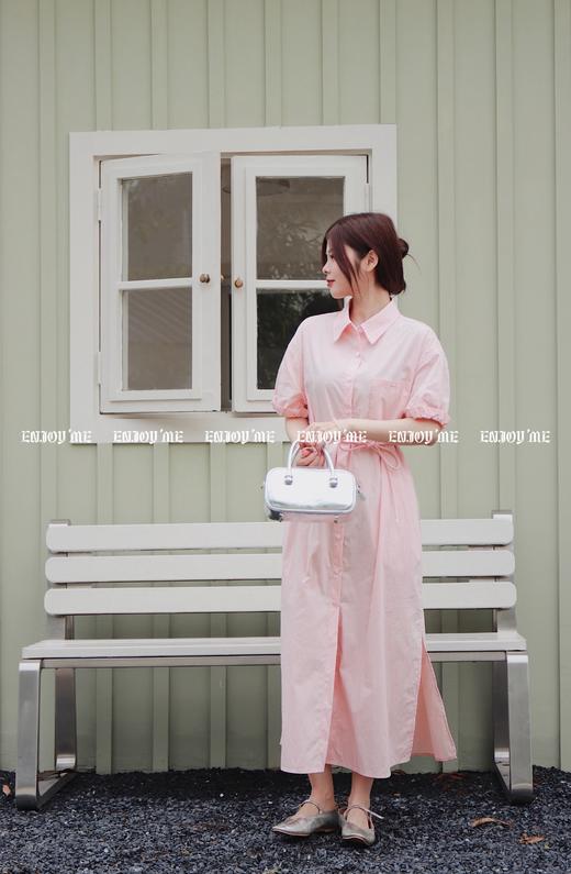 【门店同款】ENJOY2024年夏季系带衬衫连衣裙 157505349 商品图2