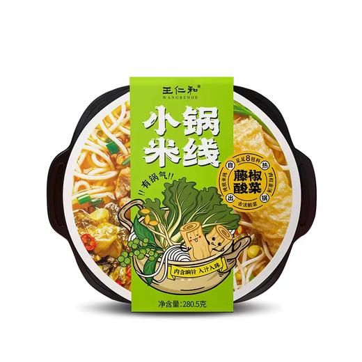 【华中】王仁和藤椒酸菜小锅米线280.5g/盒 商品图0