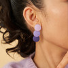 social talen桑蕾 设计师首饰 多巴胺色彩耳饰大小太阳花耳钉可拆卸设计 时尚休闲藤编耳环合集【该商品不支持用券】 商品缩略图6
