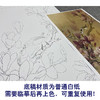周中耀工笔画白描底稿兰花《红玉兰》临摹勾线高清打印稿ZT08 商品缩略图3