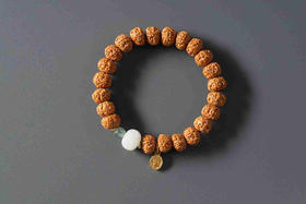 YJPT0001°金刚菩提+莲花菩提根手串0.9*1.0*22