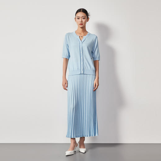 东黎 • 丝绒女士春夏花边领短袖 4067 商品图1