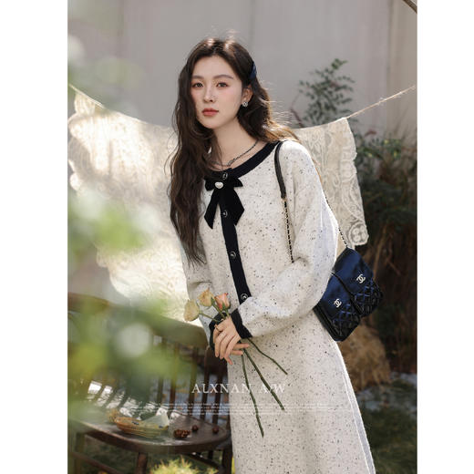 【65折秒杀】鹿向南《夹心奥巧》混色纱线上衣L33203 商品图3